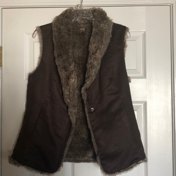 crosby. Jackets & Blazers - Cozy faux fur and suede versatile vest